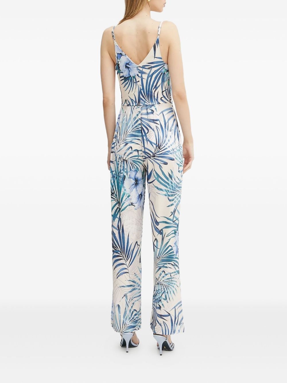 floral-print jumpsuit - 4