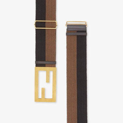 FENDI Brown ribbon belt outlook