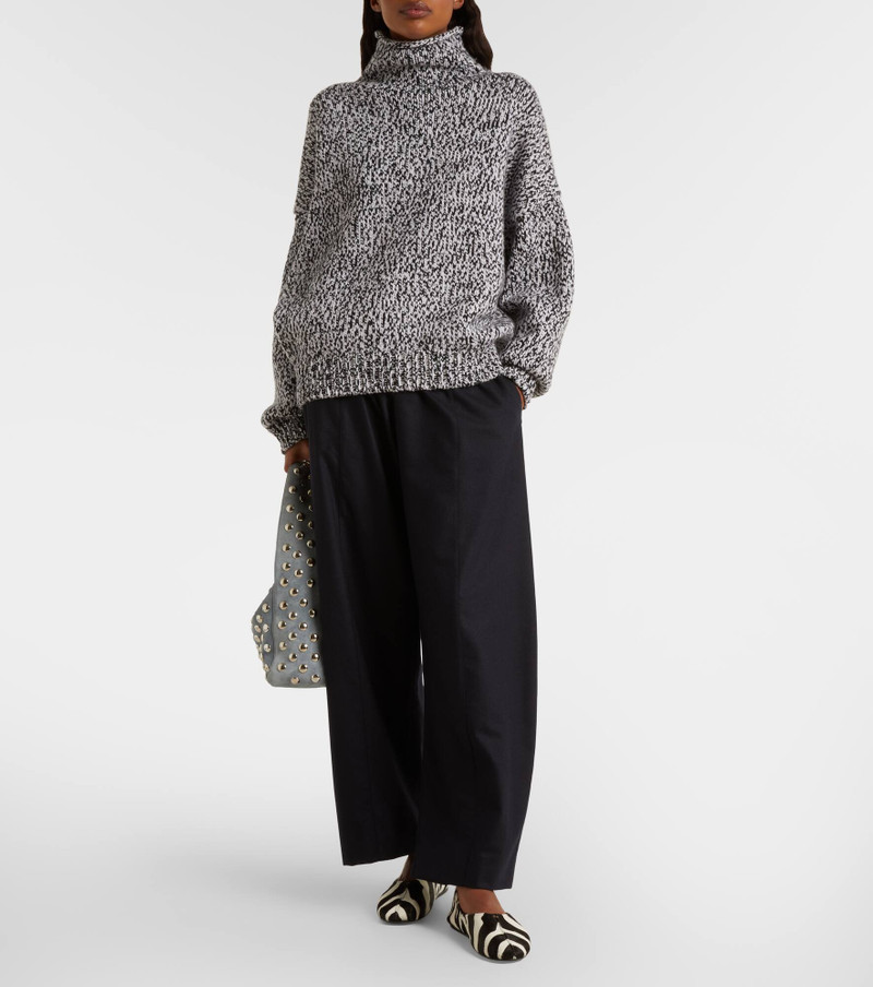 KHAITE Clover cotton wide-leg pants outlook