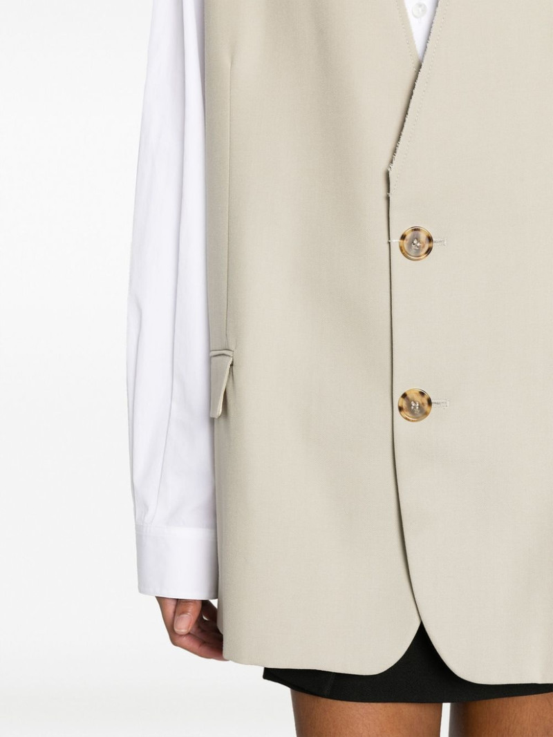 single-breasted tailored vest 5