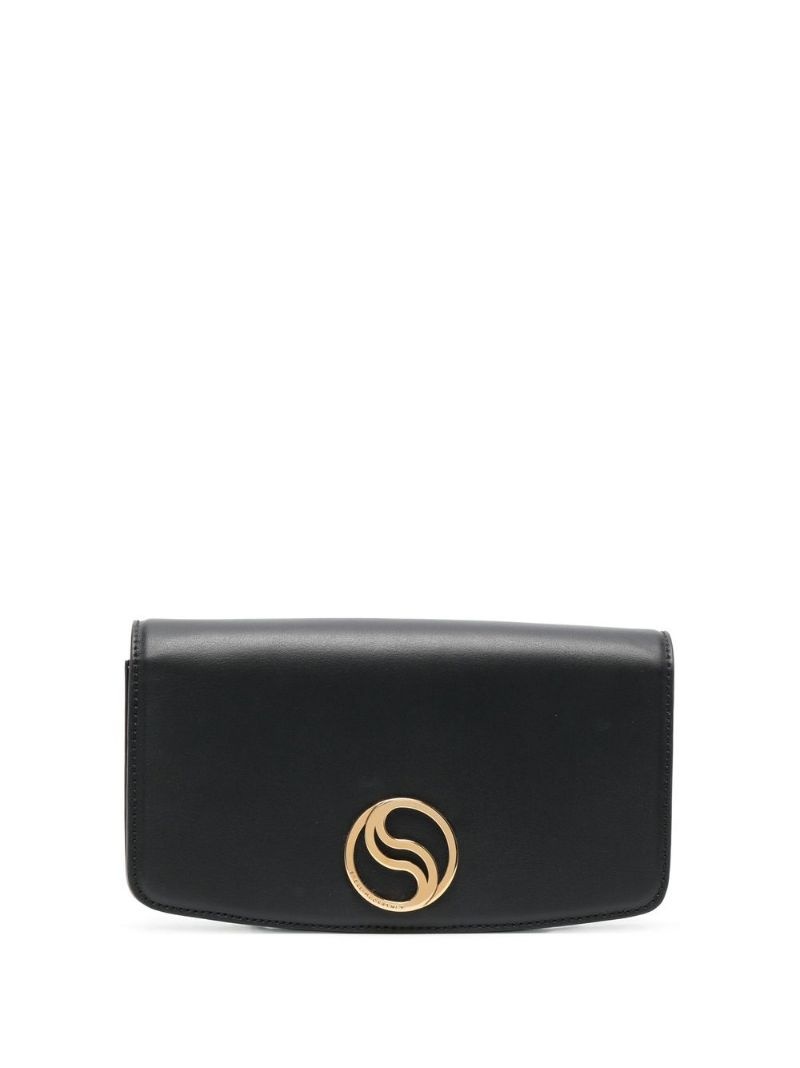 logo-plaque flap wallet - 1