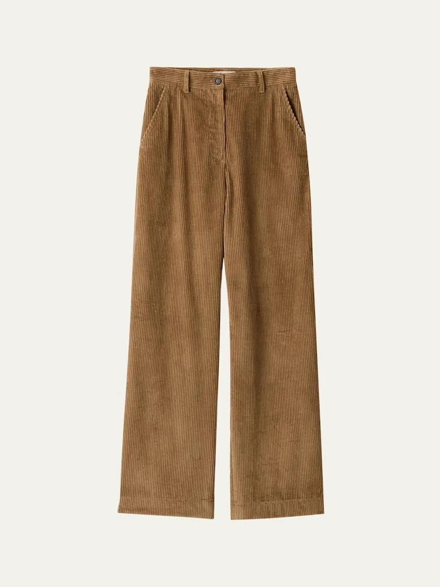 Corduroy Wide Leg Pants - 1