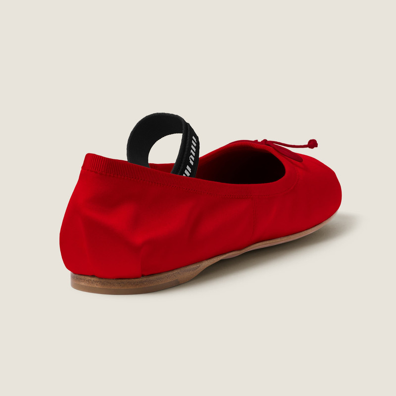 Miu Miu Satin ballerinas outlook