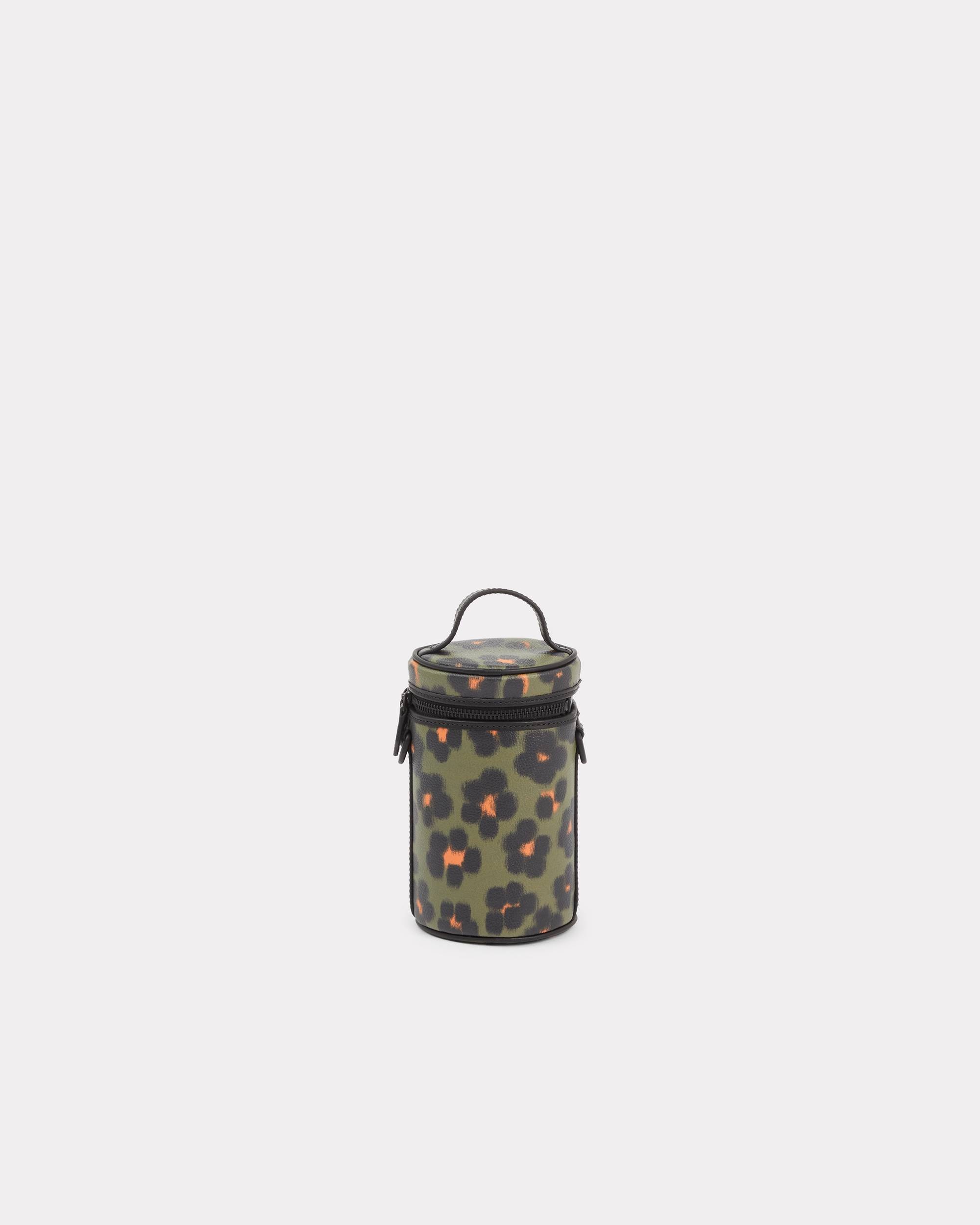 'Hana Leopard' mini barrel bag - 3