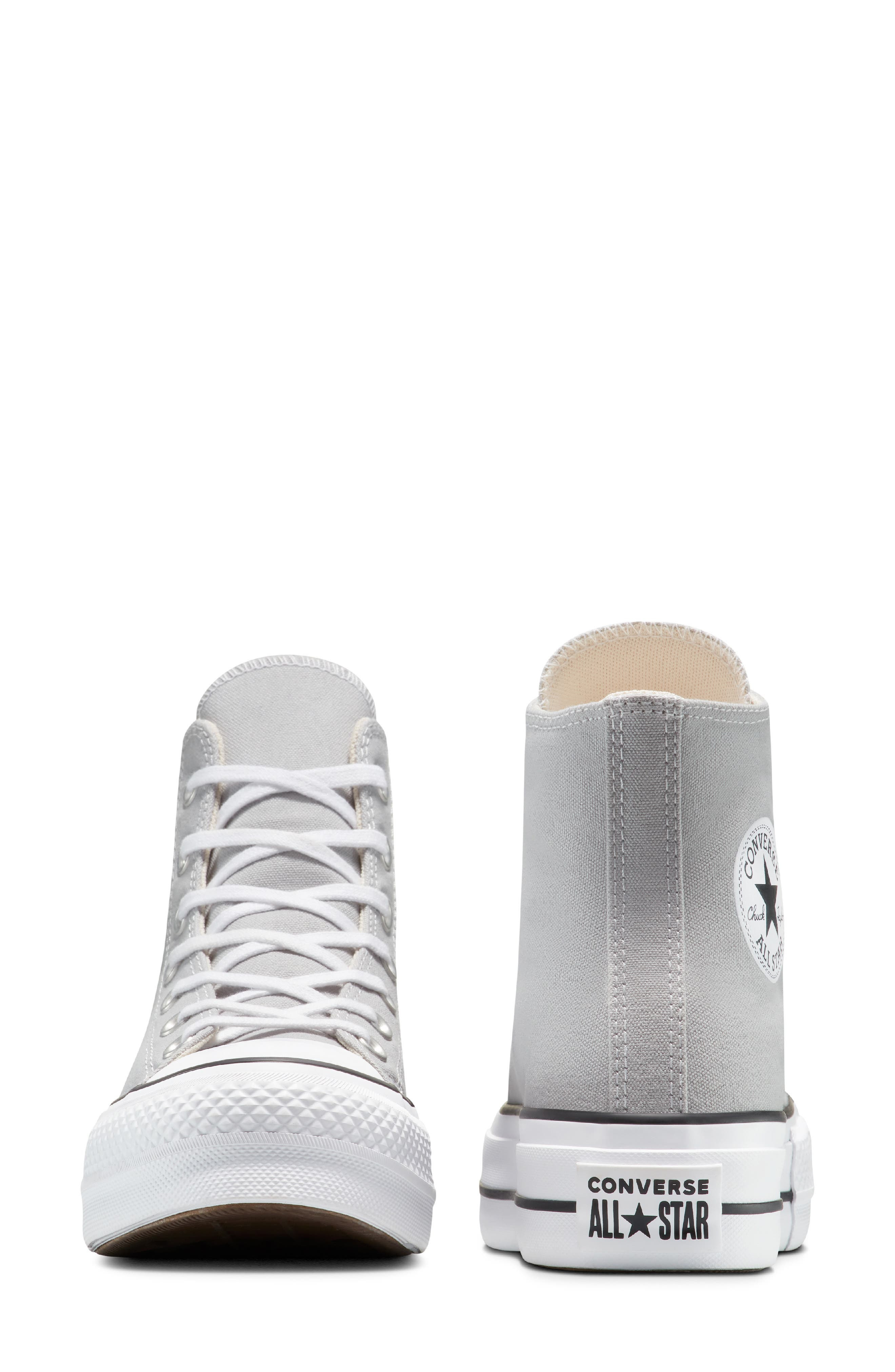 Converse Chuck Taylor® All Star® Lift High Top Platform Sneaker in Grey Area/white/black at Nordstro - 8