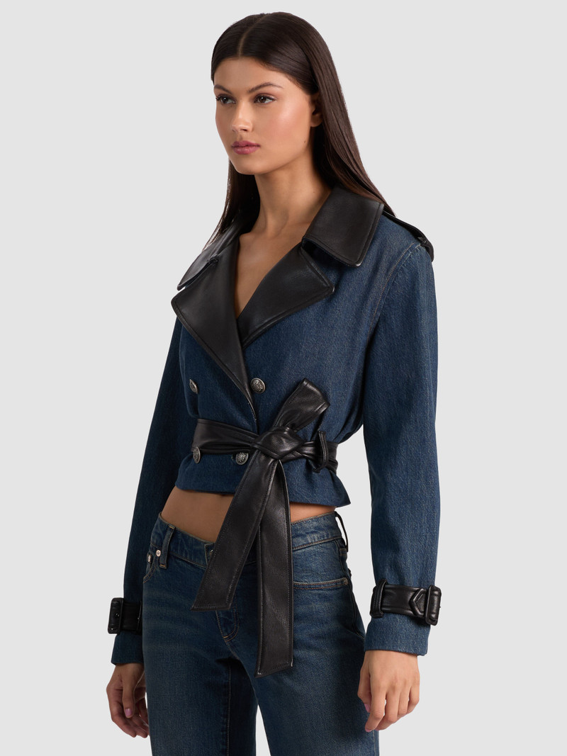 KEITH CROPPED DENIM TRENCH 2