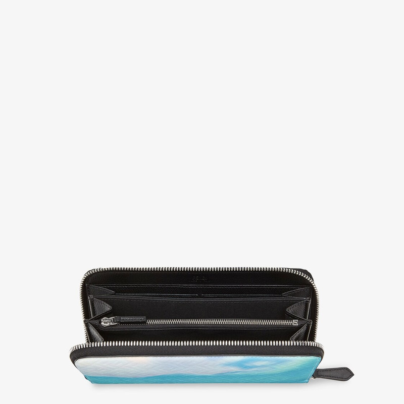 FENDI Light blue leather wallet outlook
