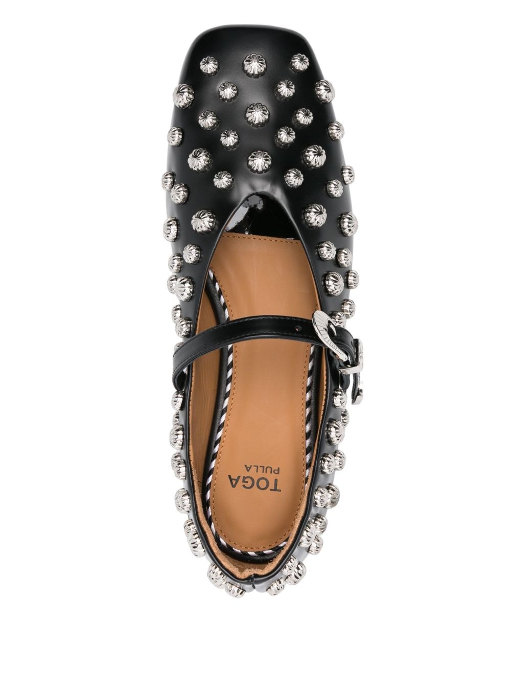 studded ballet flats - 4