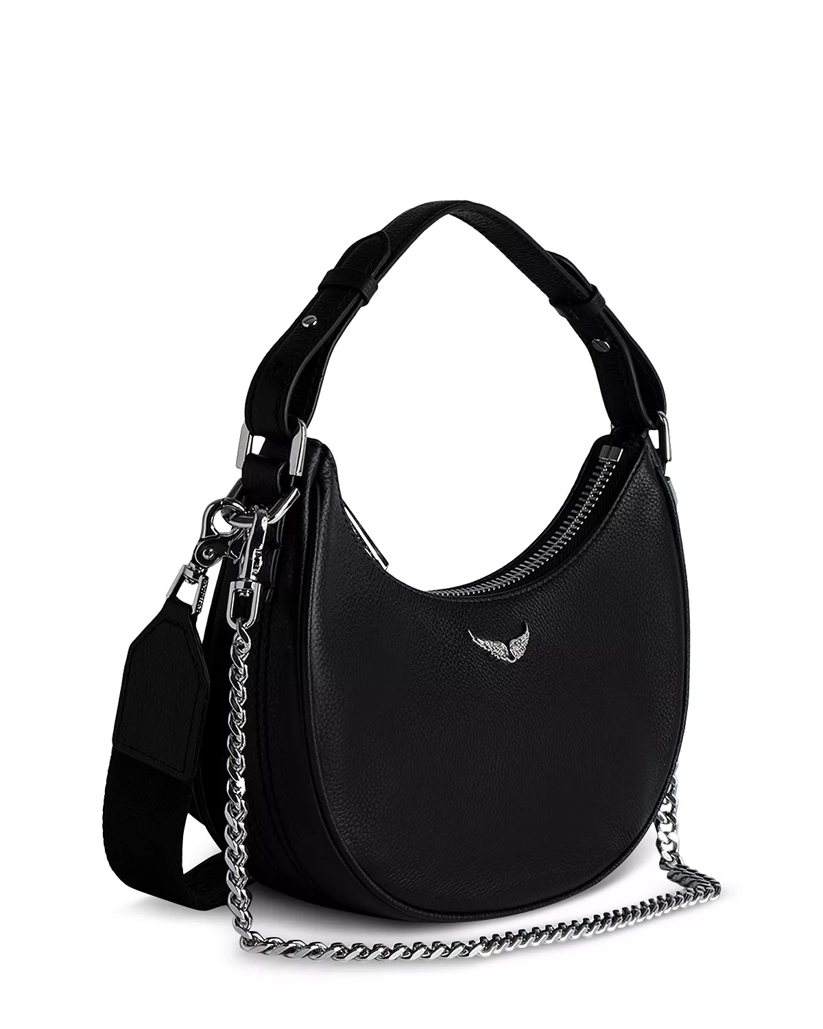 Moonrock Small Grained Leather Handbag - 6
