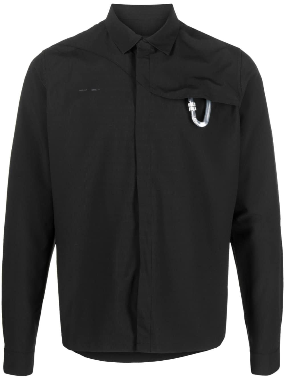 carabiner-detail plain shirt - 1
