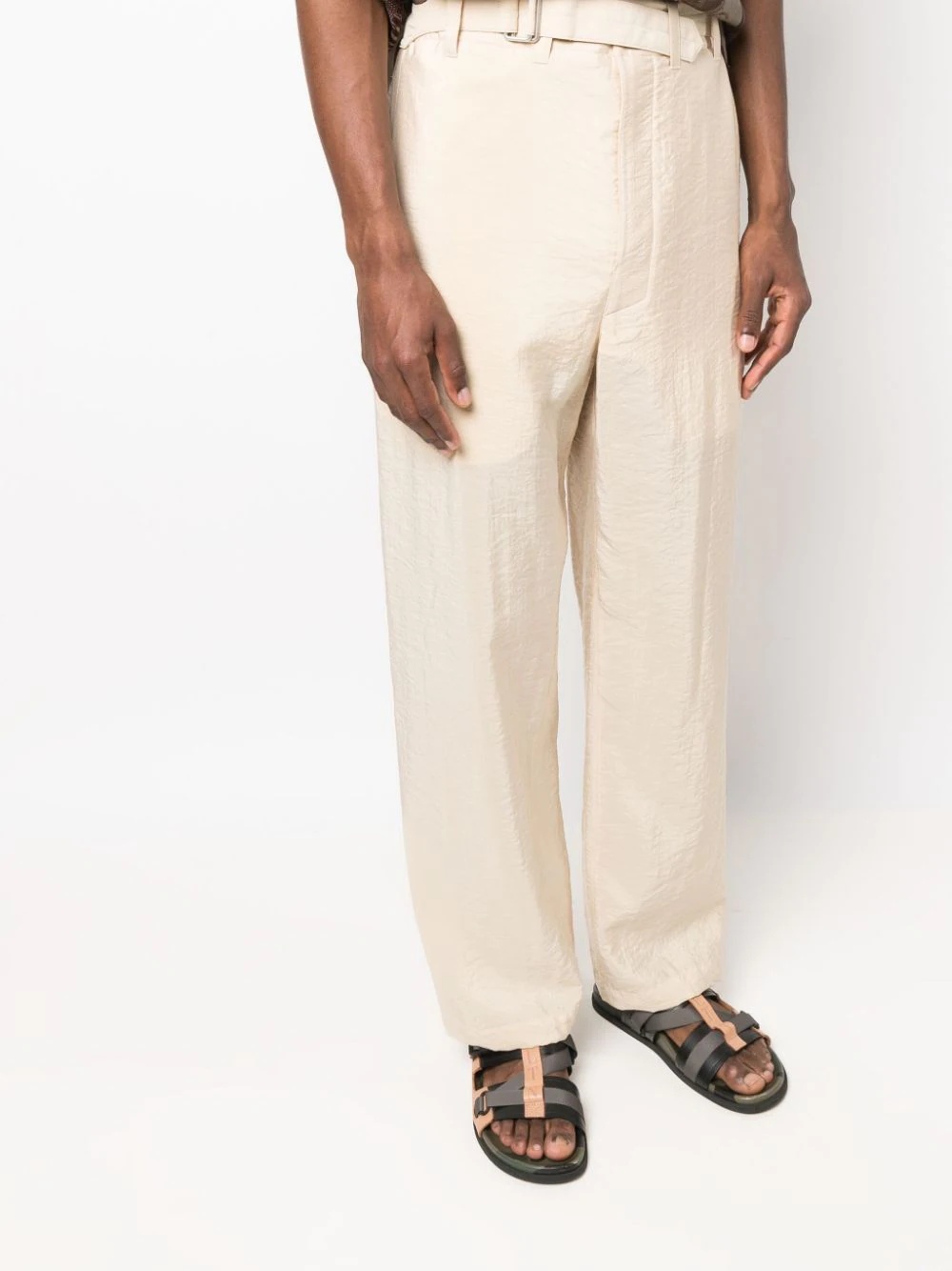 straight-leg tailored trousers - 5