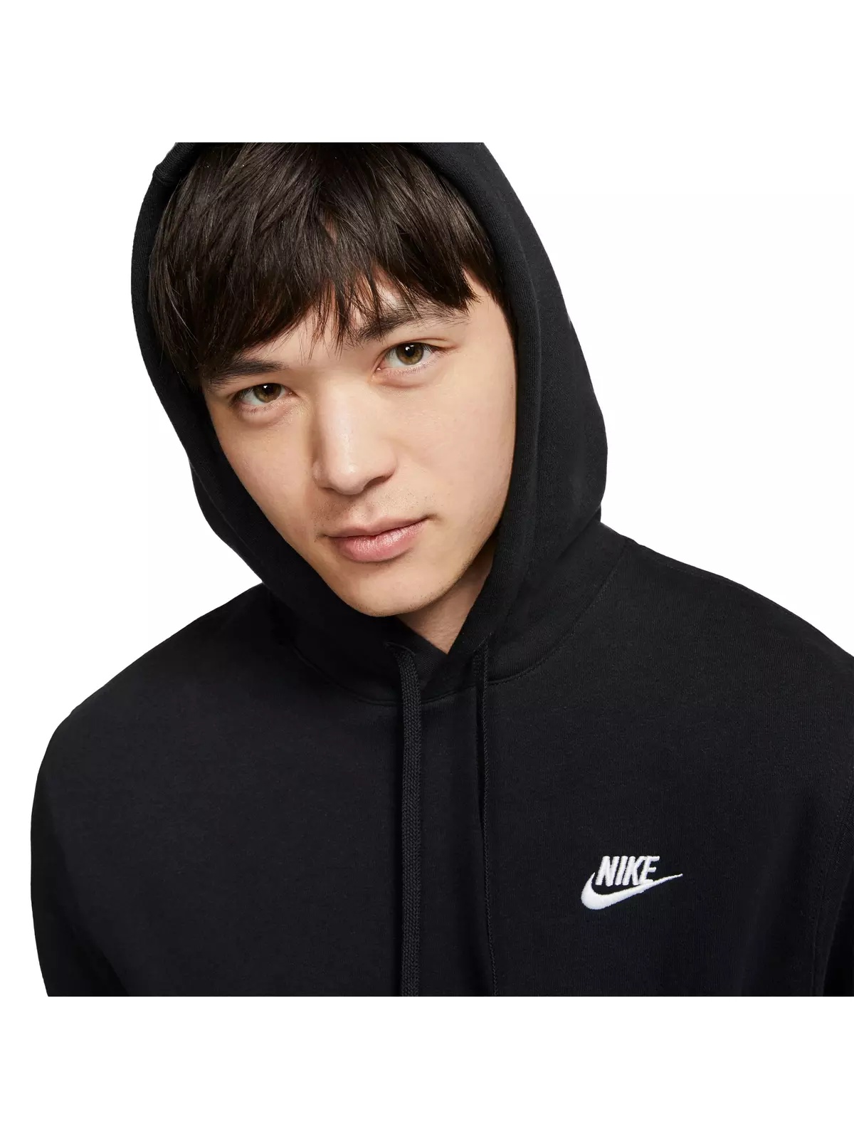 Men's Sportswear Club Fleece "Black" Pullover Hoodie - 3