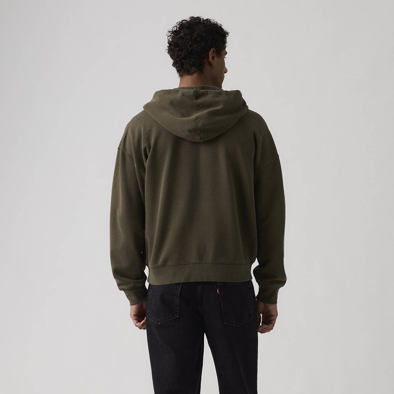HAYES BOXY GRUNGE WASH FULL-ZIP SWEATSHIRT 4