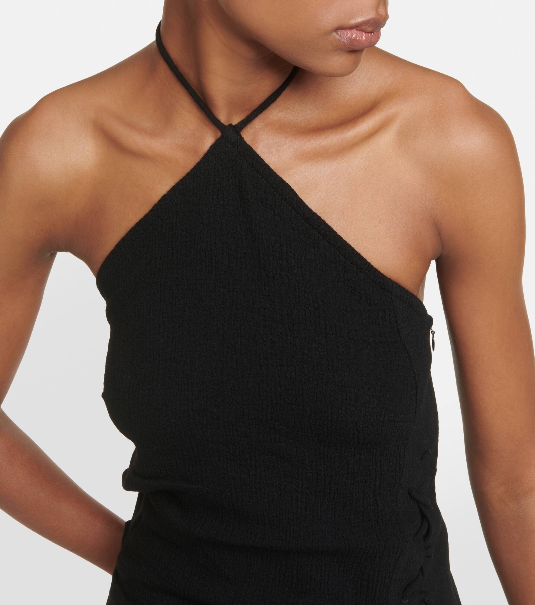 Asymmetric halterneck top - 4