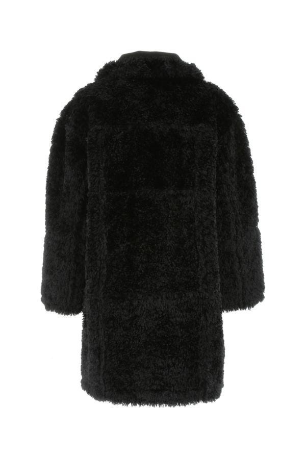 STAND STUDIO WOMAN Black Eco Fur Coat - 2