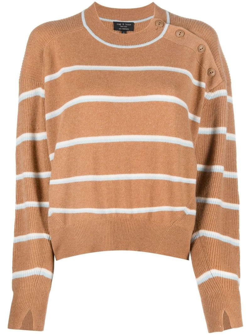 striped cashmere jumper 1