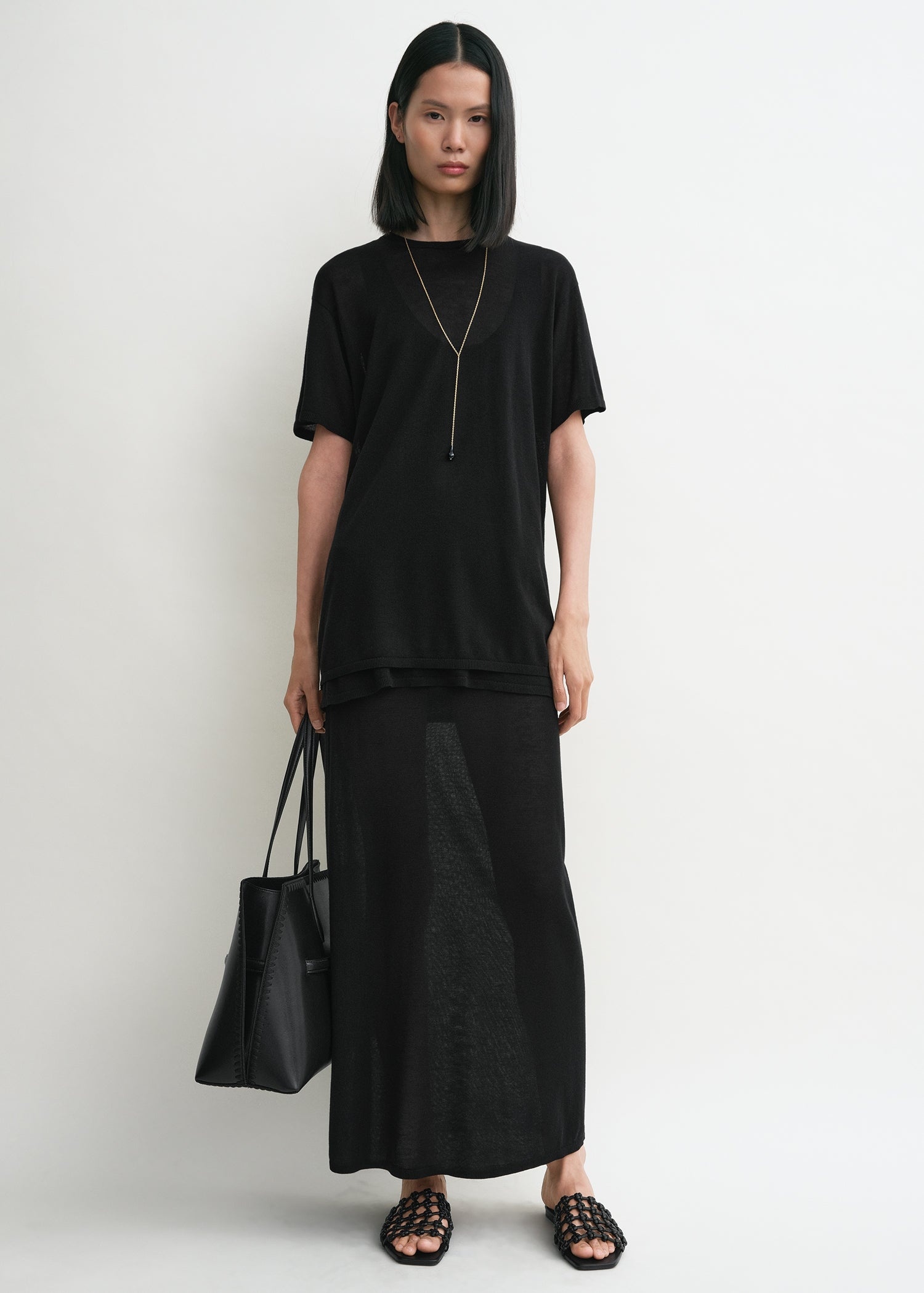 Tee knit black - 2