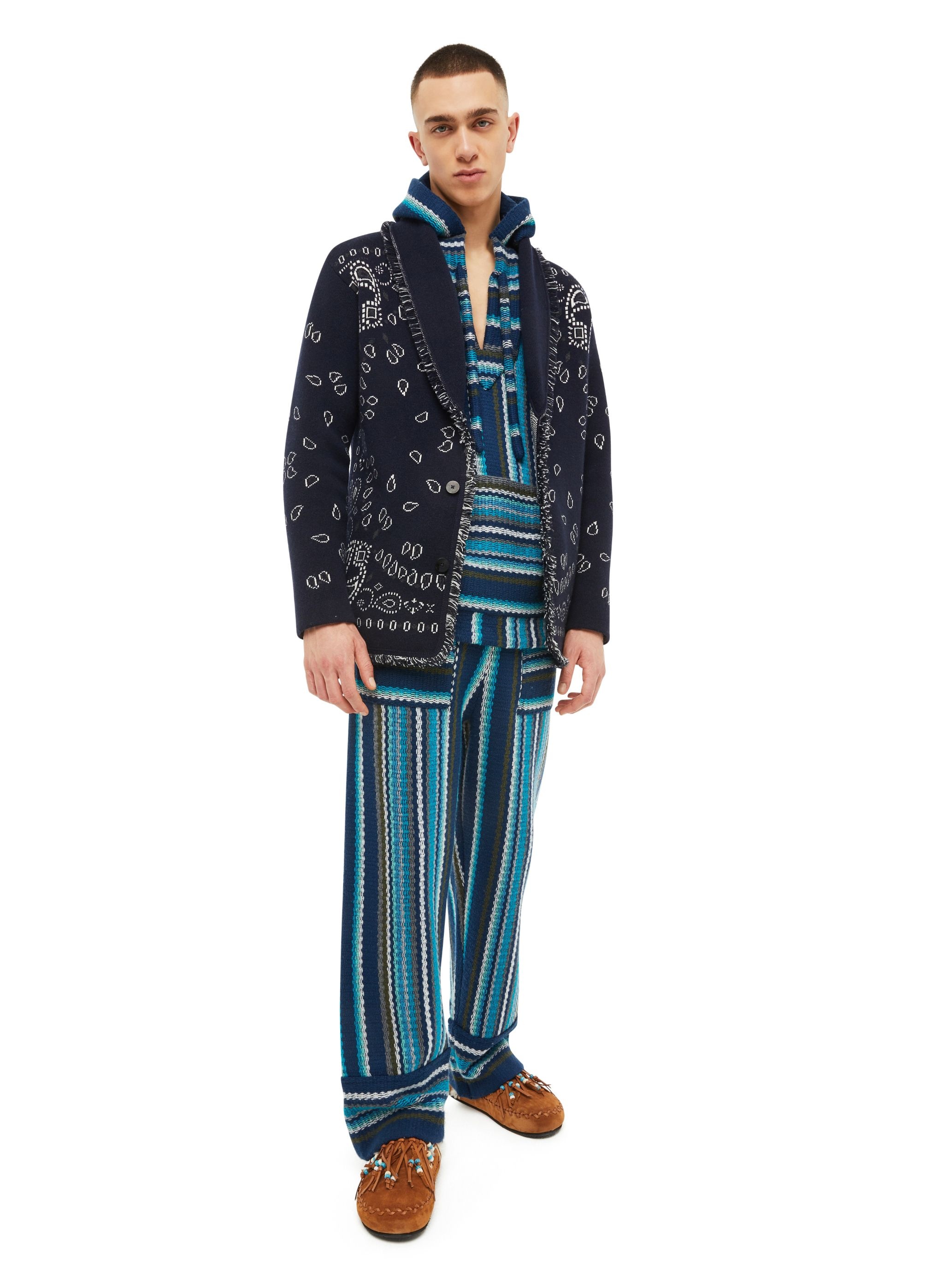 Bandana Jacquard Cardigan - 5
