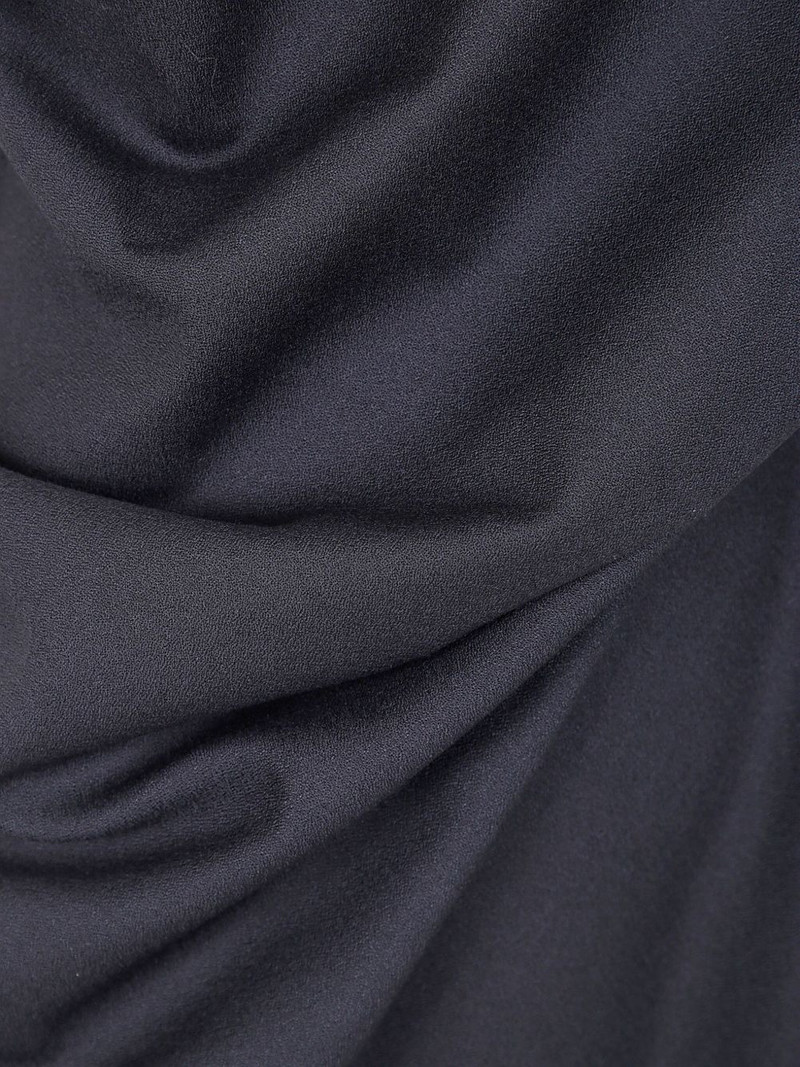 Uni-Form(Wool) asymmetric design midi dress 3