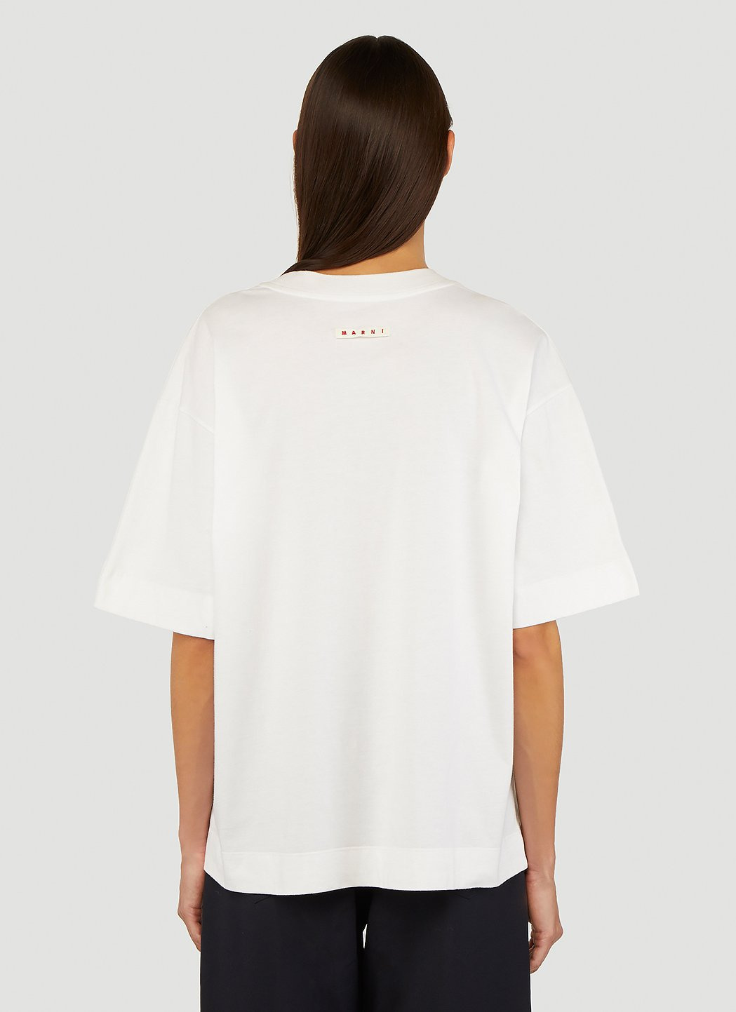 Marni Women Logo Print T-Shirt - 4