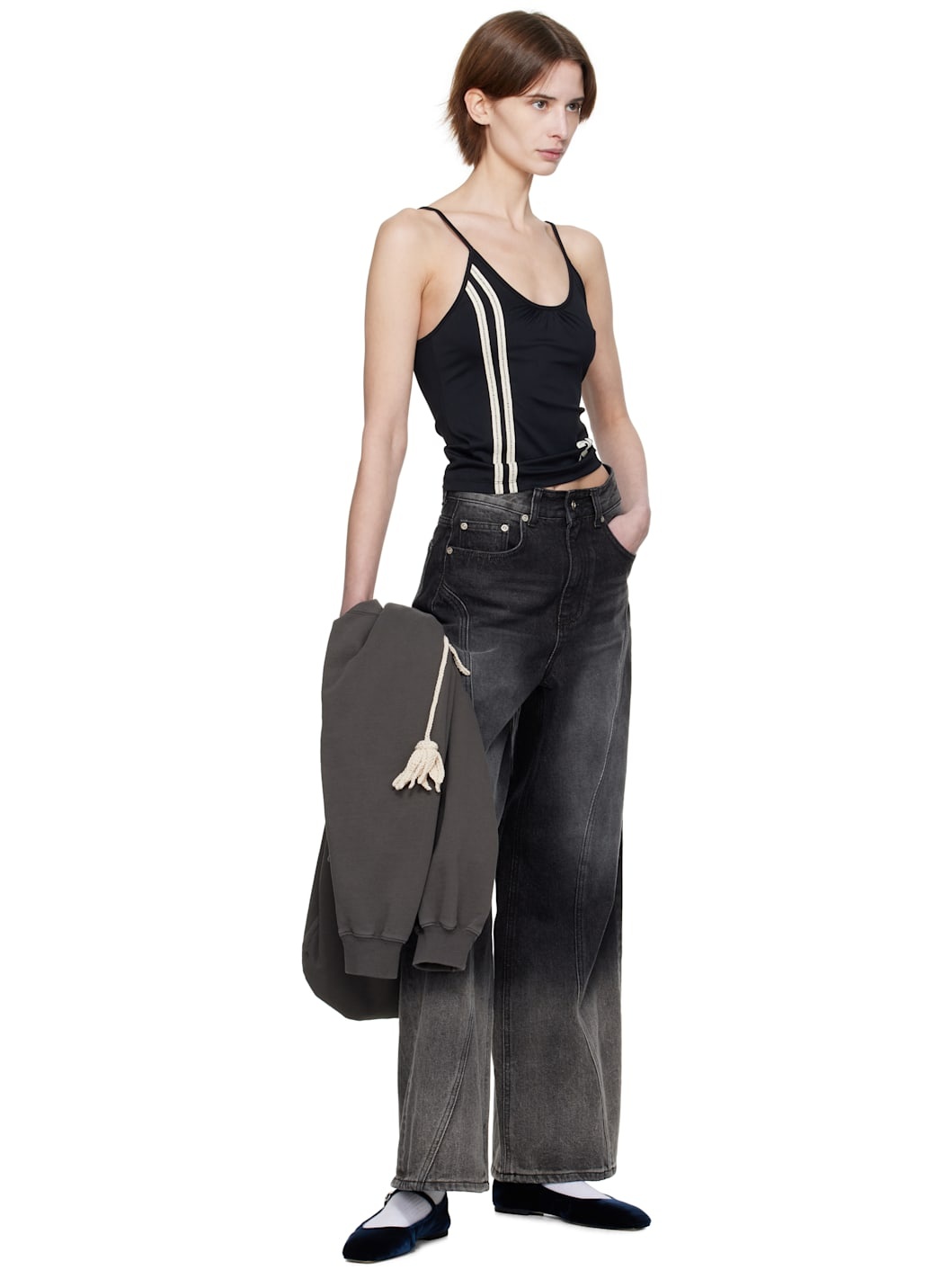 【関税込み】Kijun ブラック Orbit ジーンズ Kijun Black Orbit Jeans | REVERSIBLE