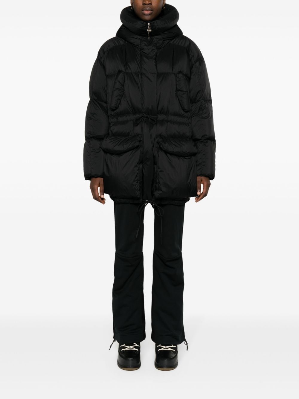 quilted padded coat - 2