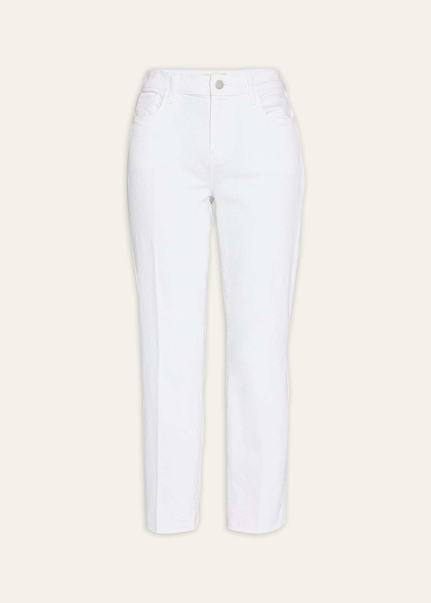 Sada Slim Straight-Leg Cropped Jeans - 1