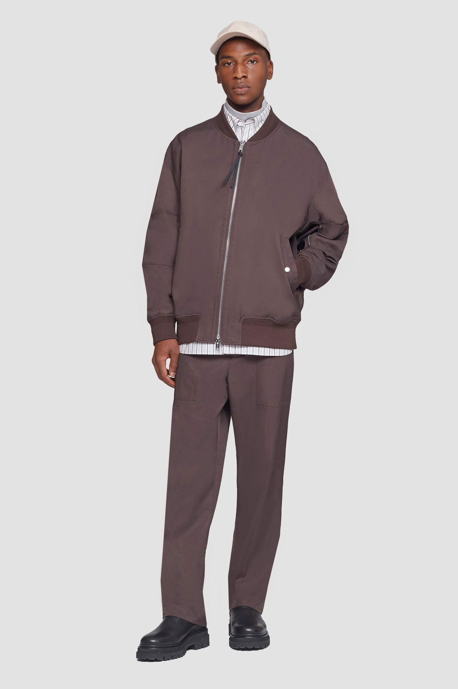 Oversized Bomber Jacket - 3