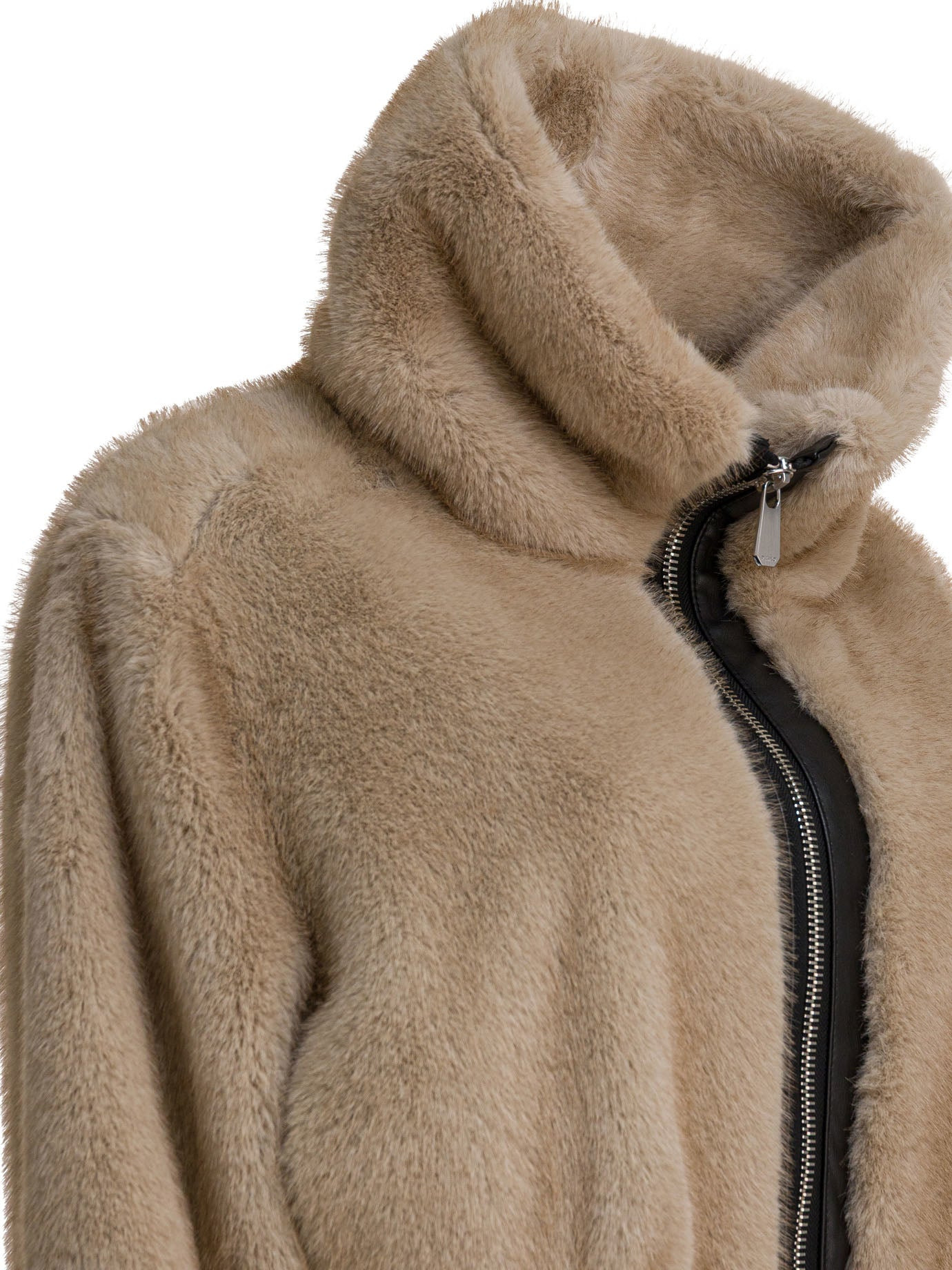 Pinko Faux Fur Bomber Jacket - 4