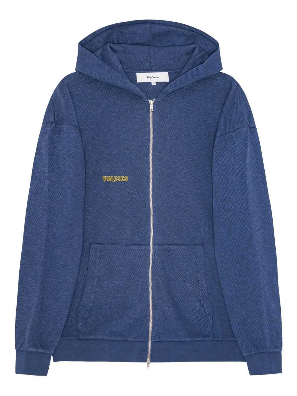 waffle-texture zip hoodie - 1