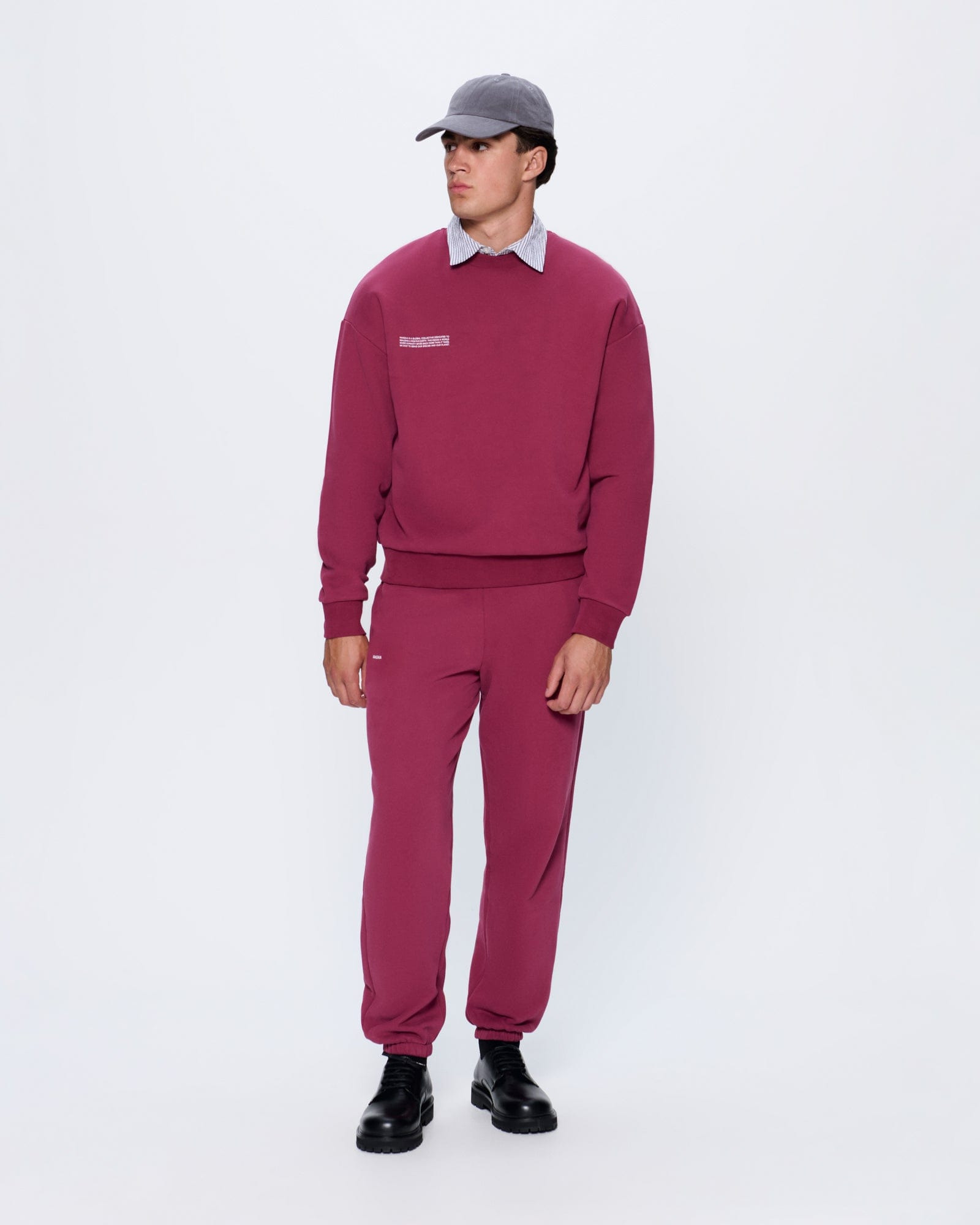 Mens 365 Midweight Track Pants - Milkyway Maroon - 2