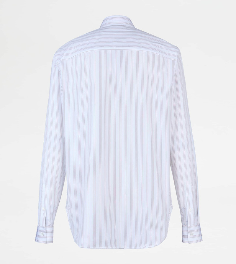 Tod's SHIRT IN COTTON TOD'S•X CAPSULE COLLECTION - WHITE, BEIGE outlook