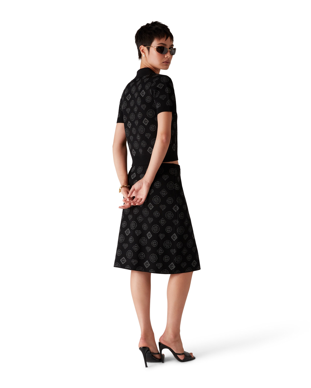 Monogram Jacquard Polo | Casablanca Paris - 4