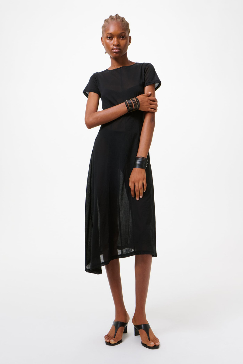 Our Legacy Ragged Dress Black Stocking Jersey outlook