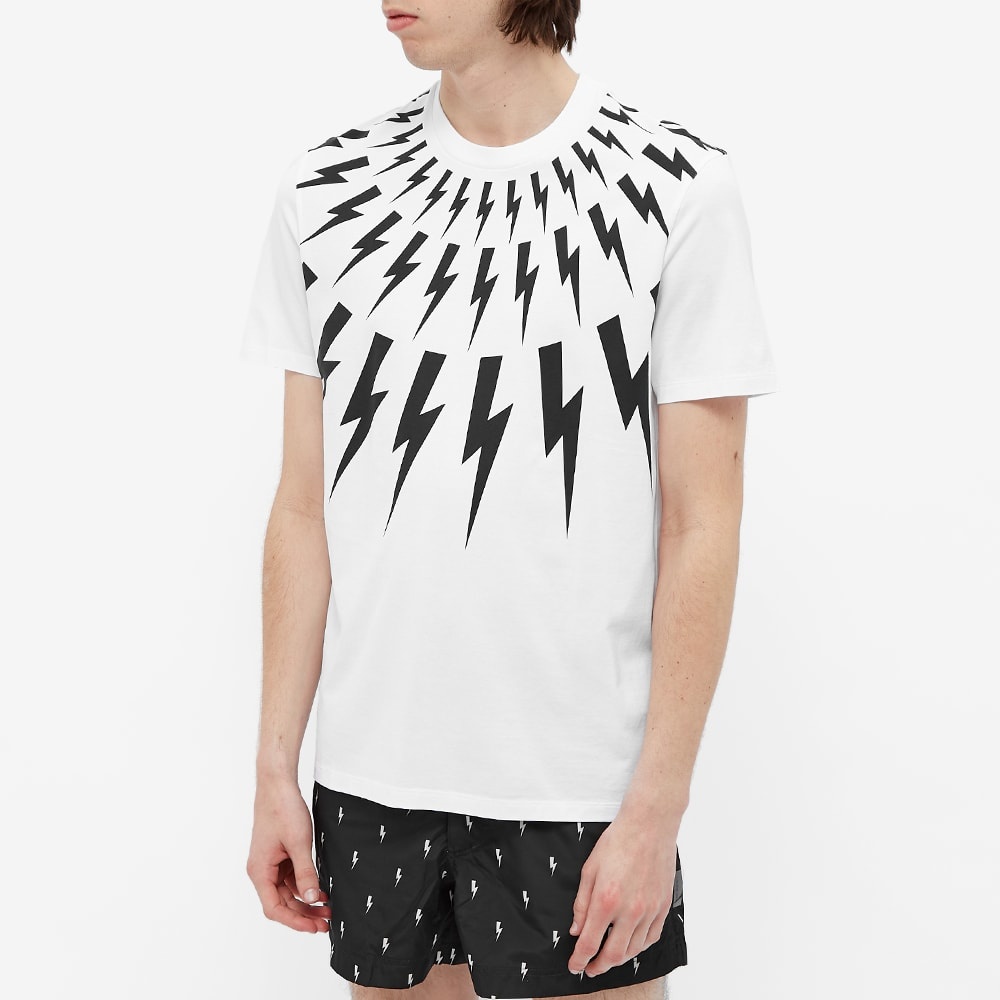 Neil Barrett Fairisle Thunderbolt Tee - 3