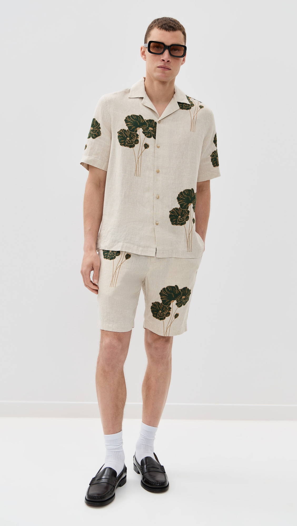 Felipe Linen Shorts - 4