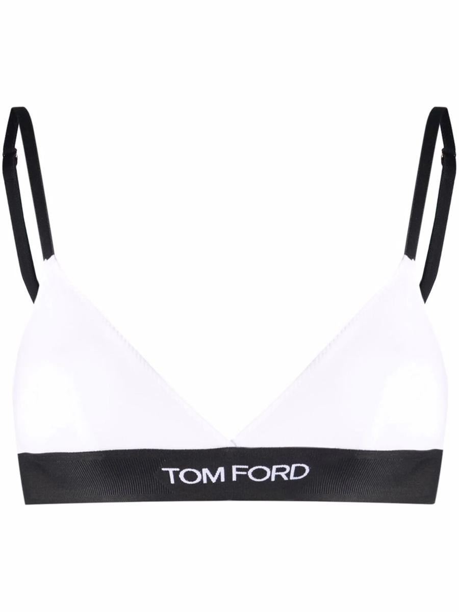 TOM FORD TRIANGLE BRA WITH LOGO BAND - 1