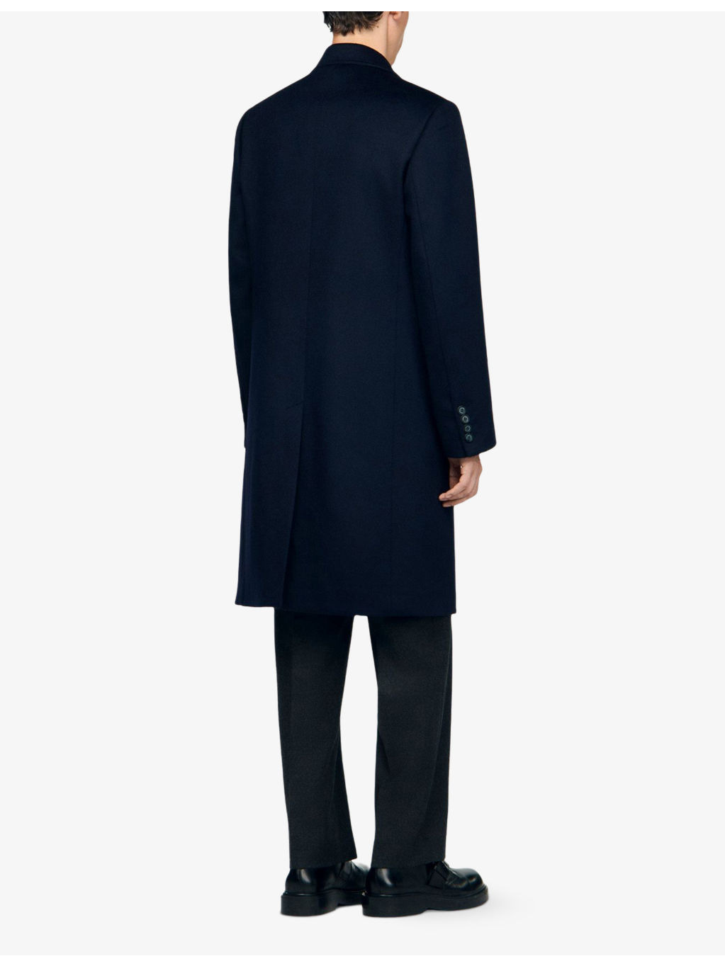 Button-Up Regular-Fit Wool And Cashmere-Blend Coat - 4