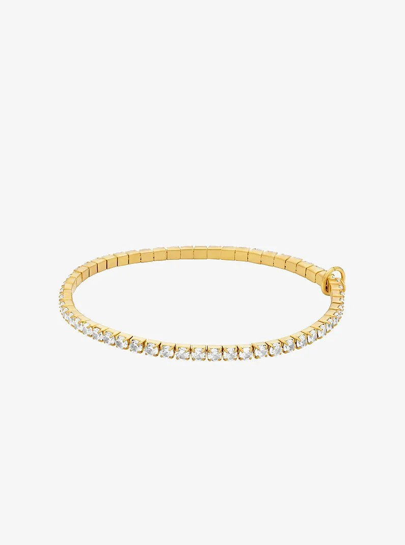 Pavé Stretch Tennis Bracelet - 1