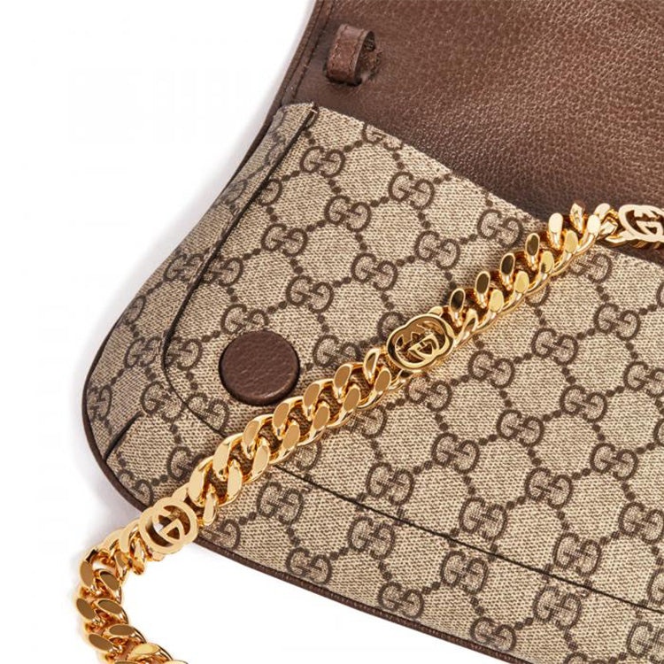 (WMNS) Gucci Blondie Shoulder Bag 'Beige Ebony Supreme' 699268-K9GSG-8358 - 6