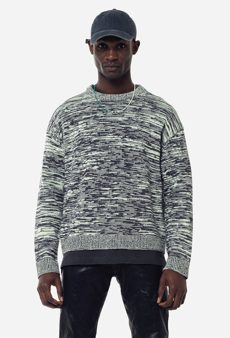 GLITCH KNIT CREW 2