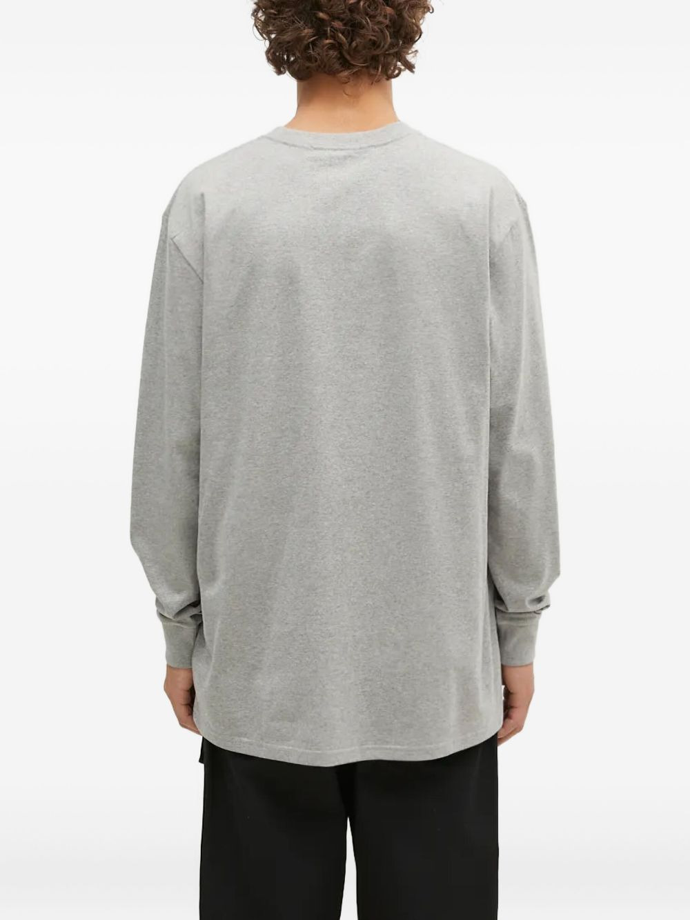 long-sleeve cotton T-shirt - 3