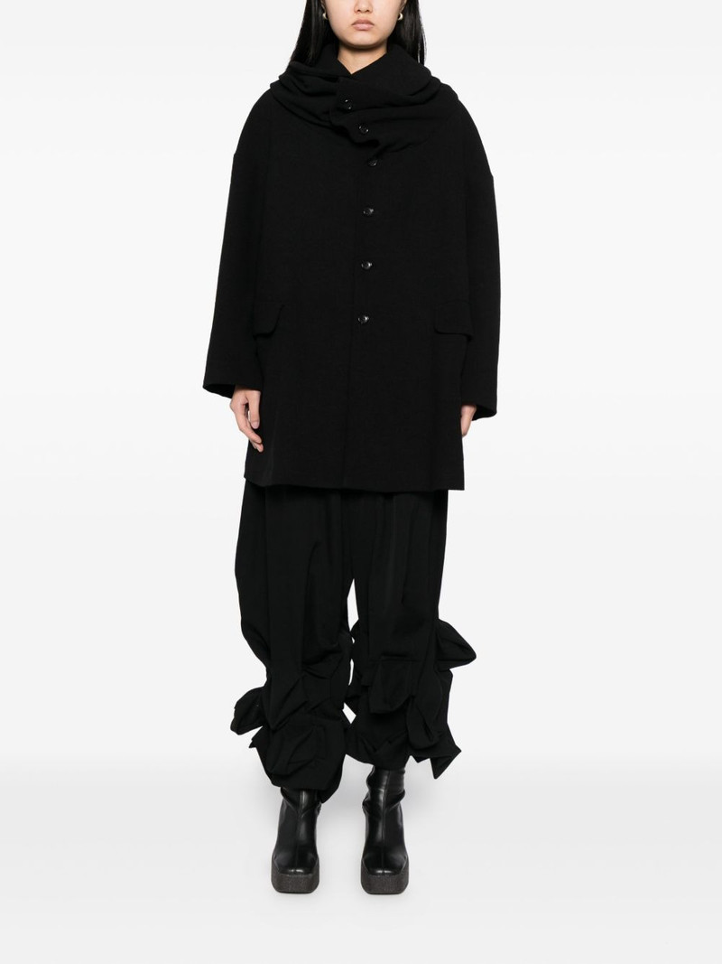 Comme des Garçons Comme des Garçons exaggerated coat outlook