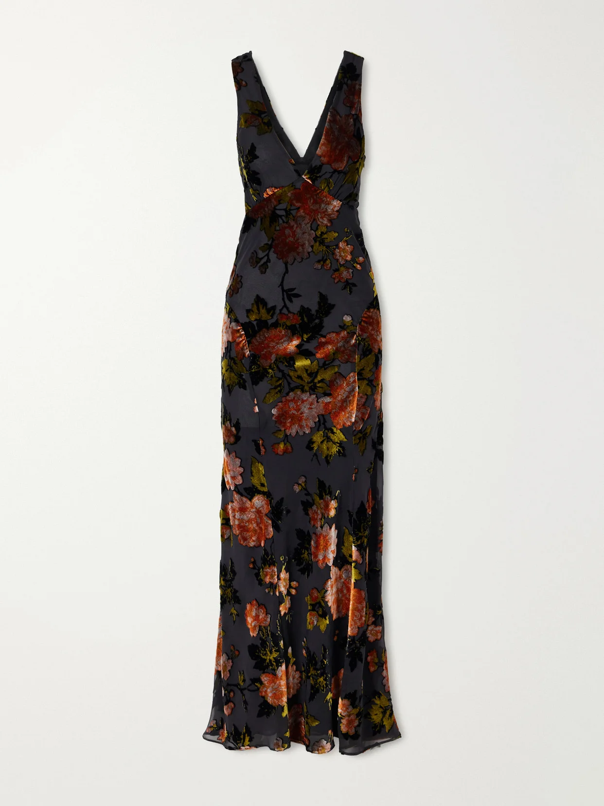 Velvet Devoré Maxi Dress - 1