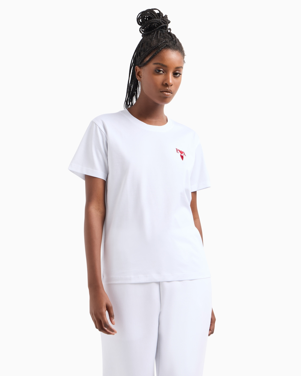 Valentine’s Day Capsule collection mercerised-jersey T-shirt - 2