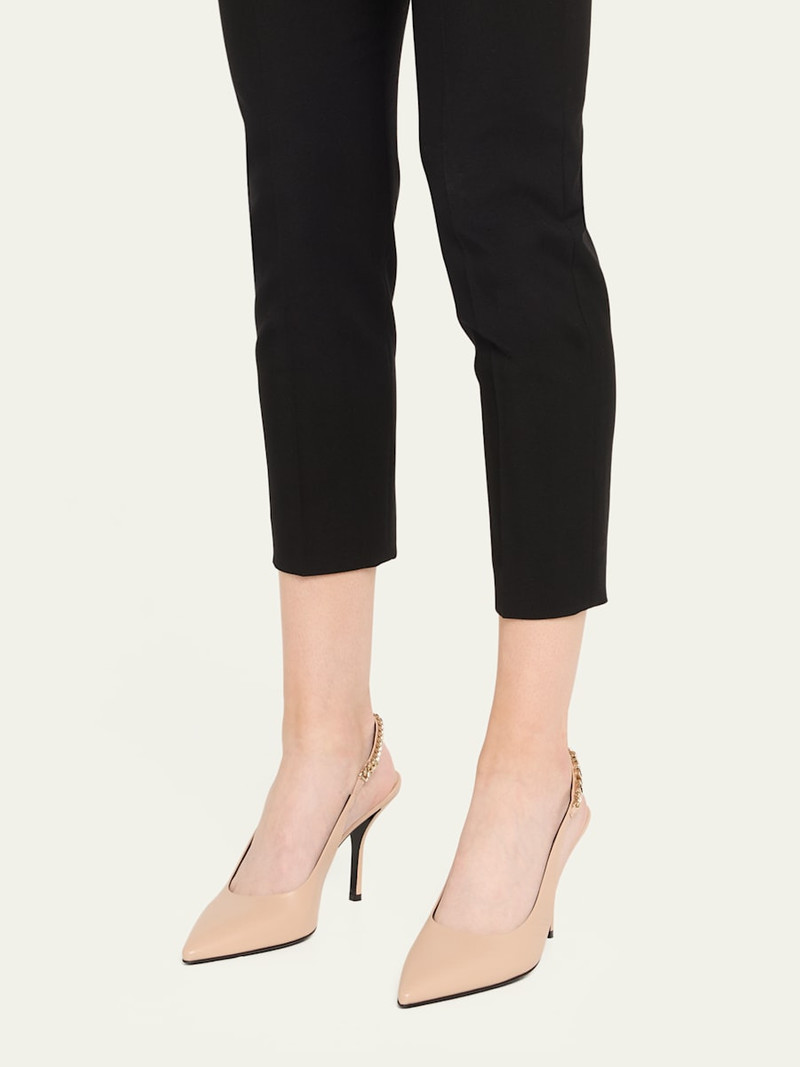 GUCCI Signoria Slingback Leather Pumps outlook