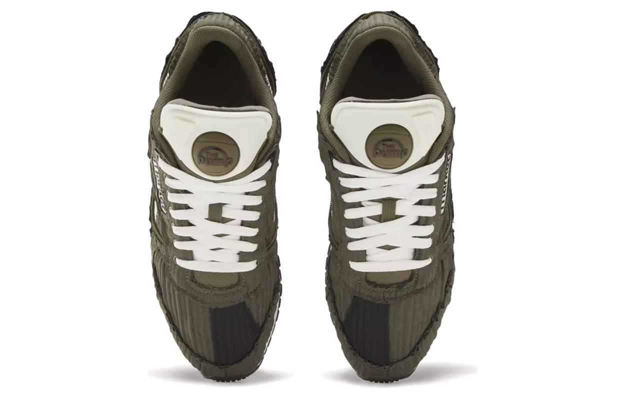 Reebok Market X Classic Leather Pump 'Army Green' 100069830 - 4