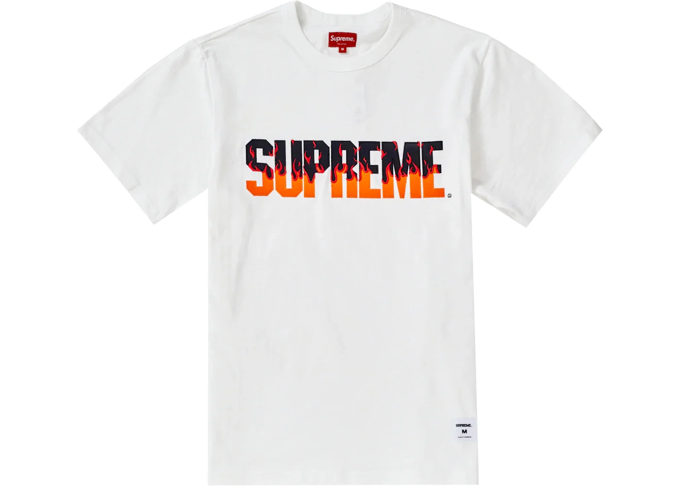 Supreme Flames S/S Top White - 1