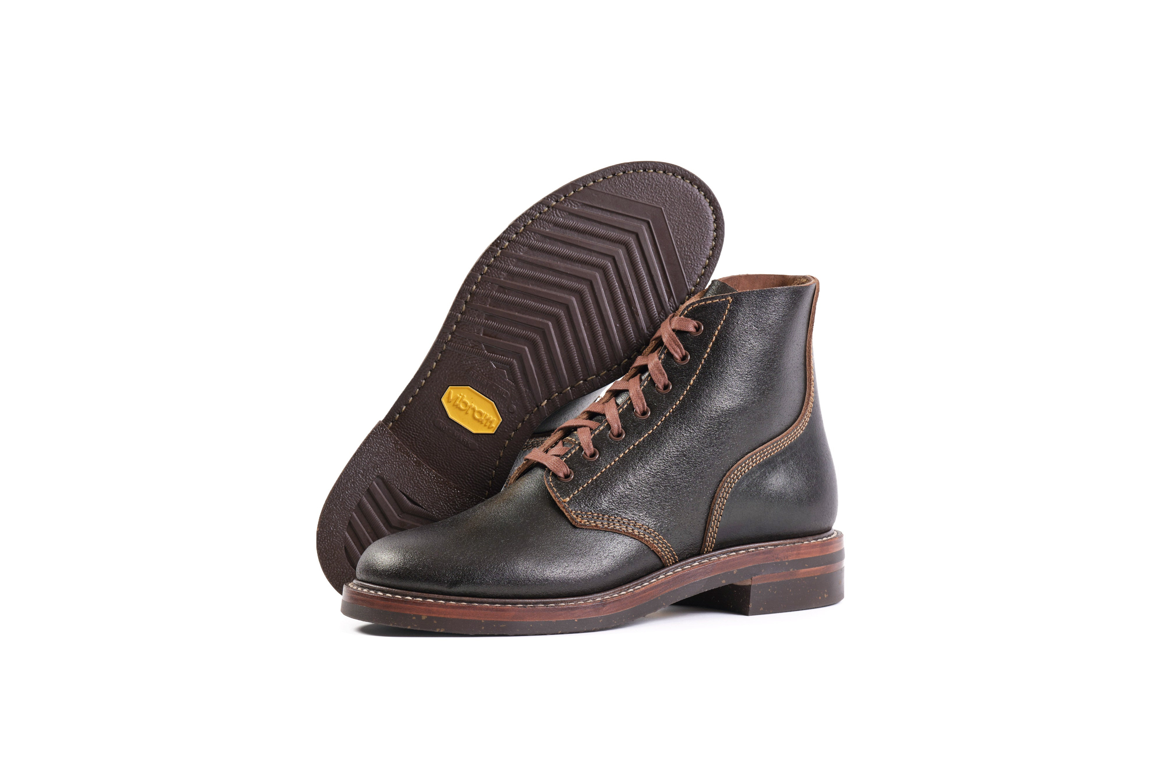 LK-017 M-43 Service Shoe Horween Waxed Flesh Dark Brown - 2