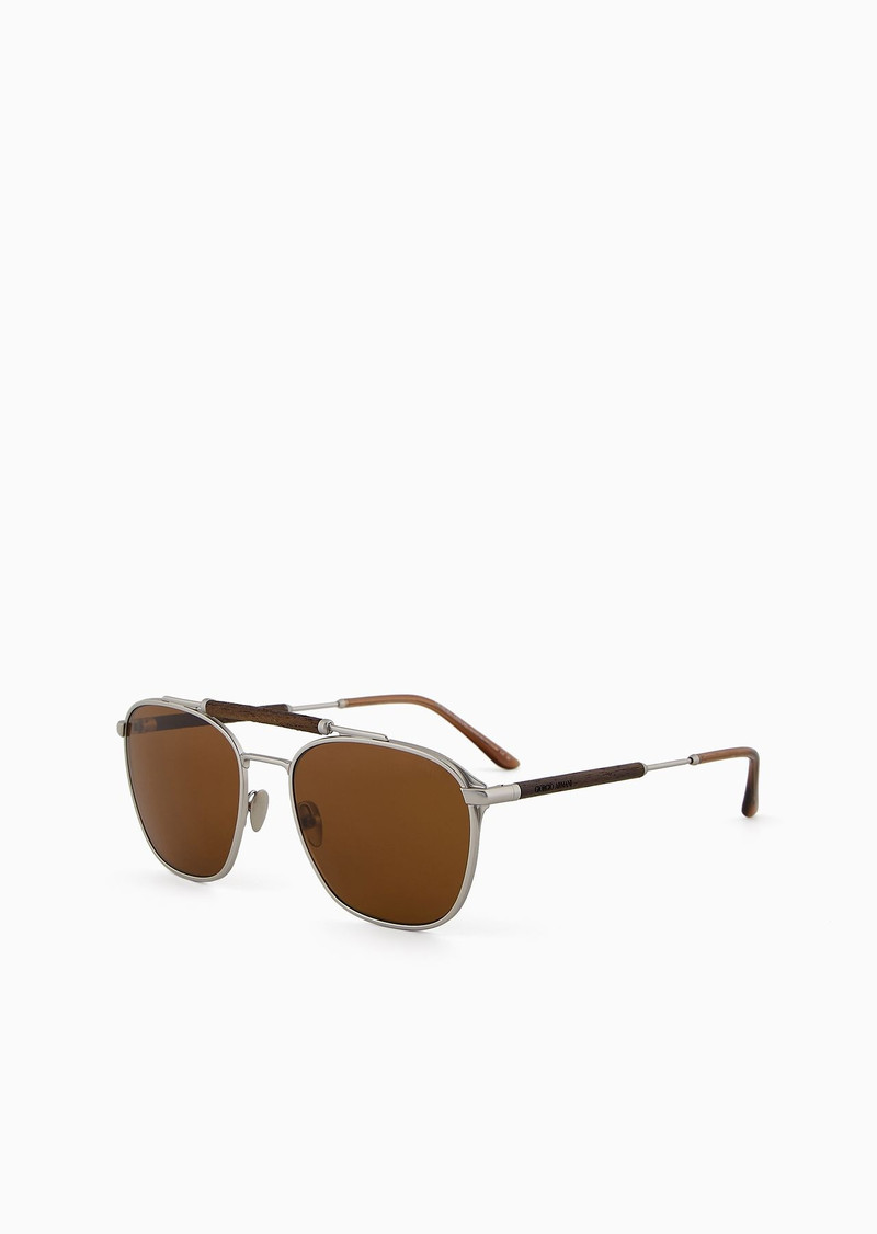 GIORGIO ARMANI Men’s square sunglasses outlook